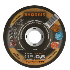 Disco Corte Acero Inoxidable Rhodius XTK6 EXACT