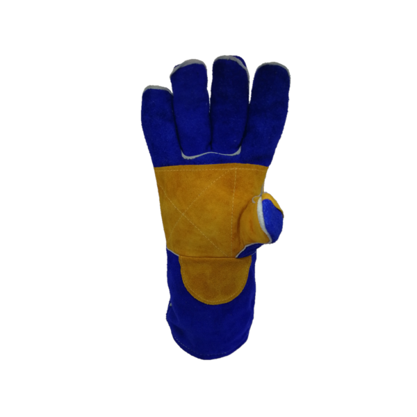 Guante para Soldar Premium ME-1166, azul con dorado