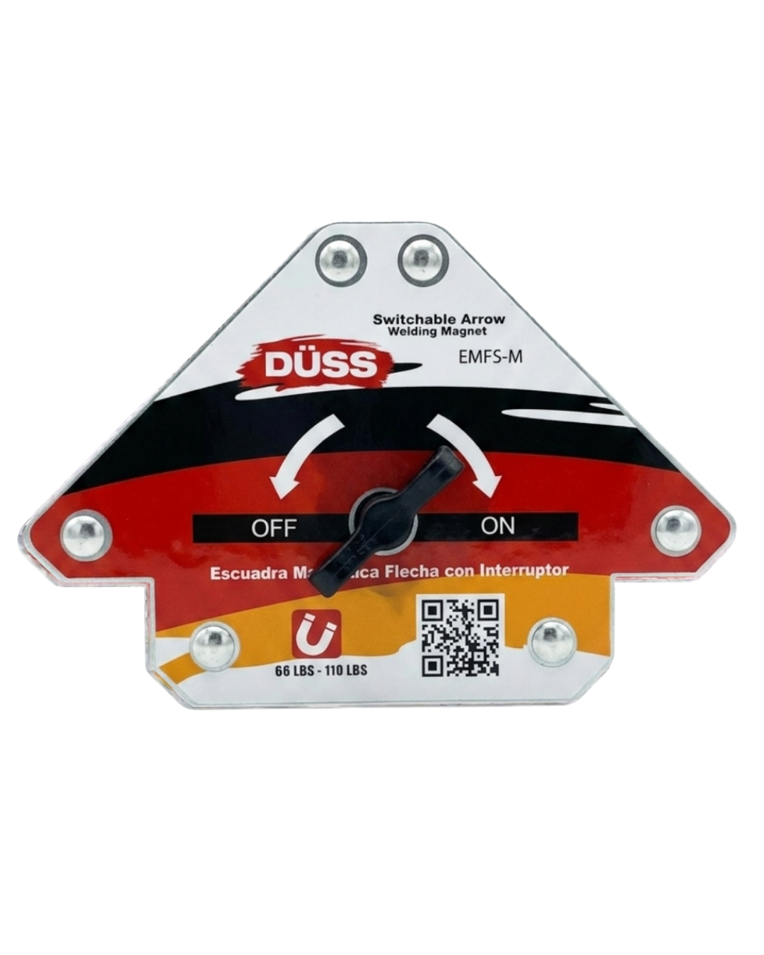Escuadra Magnética Flecha con Interruptor DÜSS