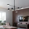 LAMPARA COLGANTE LED CANDELABRO NORDICO 1030X550 MM 6 LUCES - LC1644-6