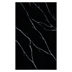 Panel de Piedra Sintética UV 1.22 X 3M – negro con betas blanca sutil