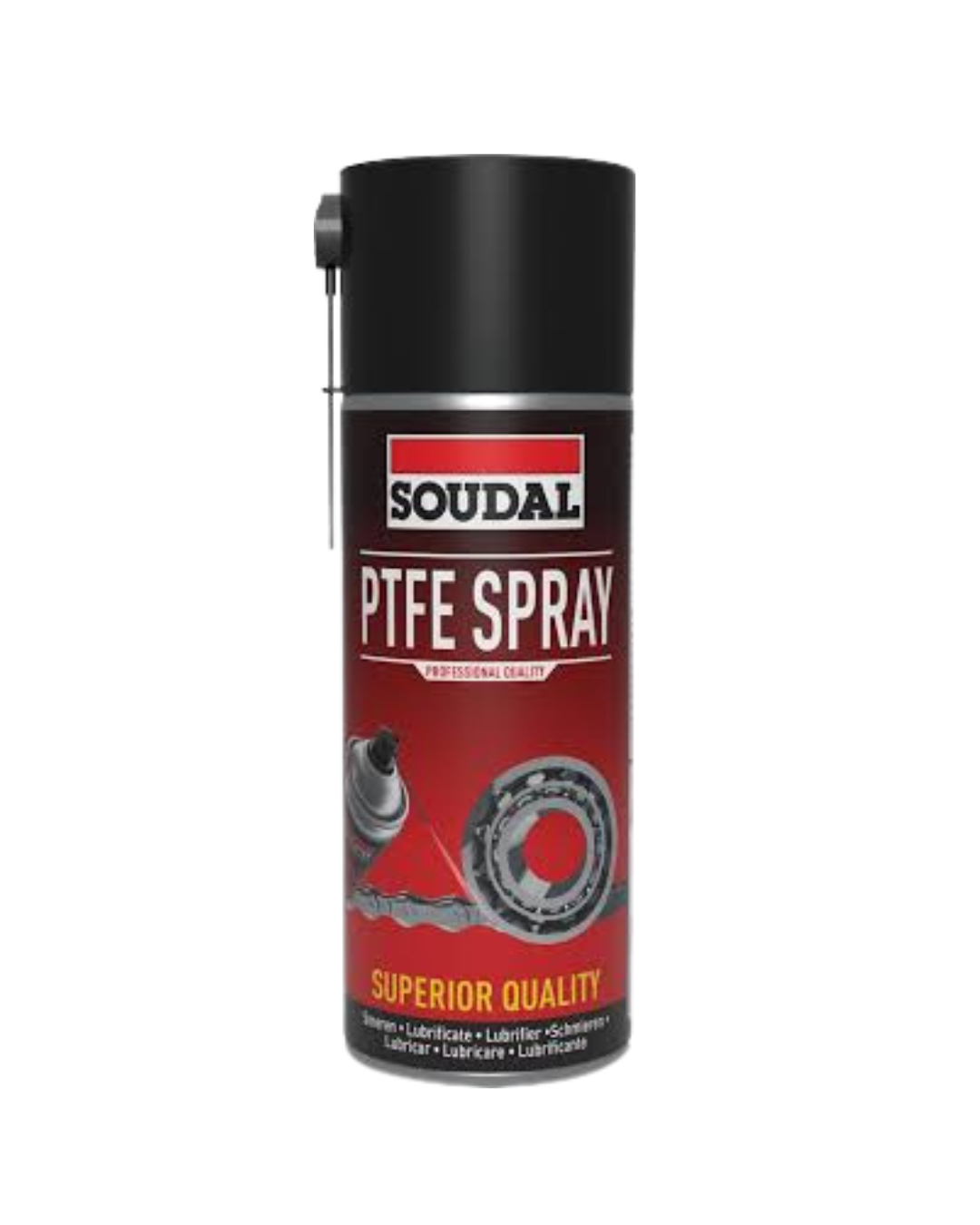 SPRAY LUBRICANTE EN SECO PTFE SOUDAL 400 ML