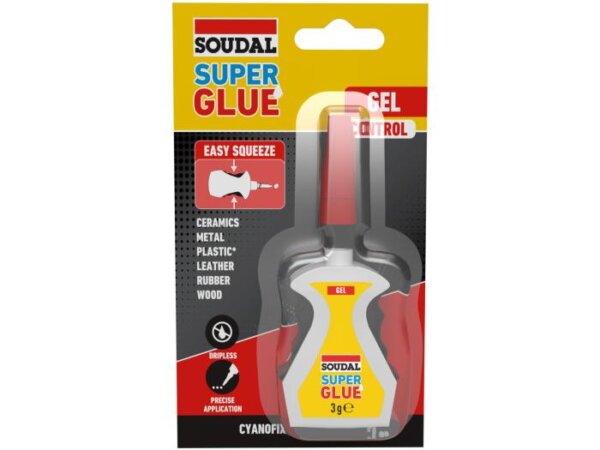 Soudal Super Glue Gel 3g