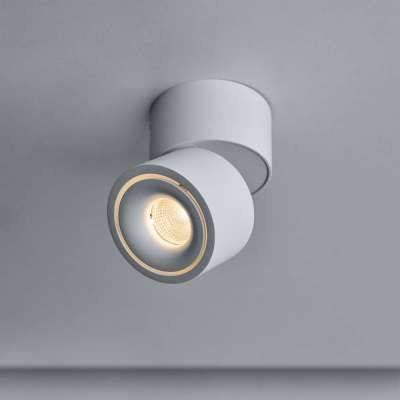 MONA Foco LED Giratorio 360° De Superficie | Evo Minimalista Blanco 6000K 12W