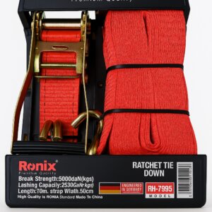 cinta amarre carga Ronix RH-7995 vista completa trinquete profesional