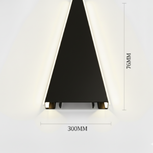 ZOCALO ALUMINIO DOBLE LED - NEGRO MATE