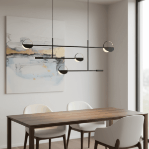 LAMPARA COLGANTE LED HOJAS 9W