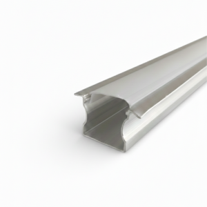 PERFIL LED DE EMPOTRABLE CON LABIOS 24X14.5 MM - SILVER (XT-450)