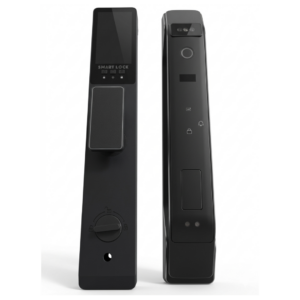 CERRADURA SMART TUYA WIFI FACIAL AUTOMATICA 430X70MM MORTISE 6068 F005 NEGRA