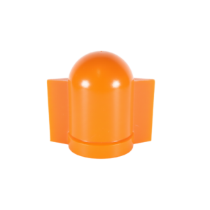 CABEZAL CUMBRERA LATERAL TEJA ASA - PVC - COLOR LADRILLO