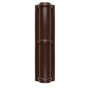 CUMBRERA LATERAL TEJA ASA - PVC - COLOR MARRÓN