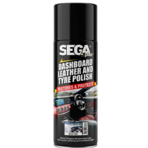 SPRAY LIMPIADOR ABRILLANTADOR Y NEUMATICOS SEGA 450ML
