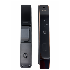CERRADURA SMART TUYA WIFI FACIAL AUTOMATICA 440X75MM MORTISE  NEGRA