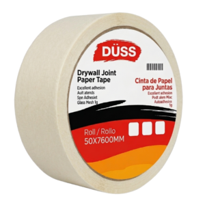 CINTA PAPEL PARA JUNTAS DE YESO DUSS 50X7600MM