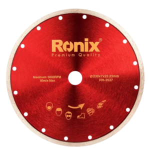 Disco de Corte Diamante Continuo 230mm Ronix RH-3537 para Cerámica