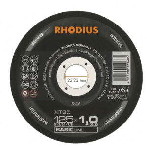 DISCO CORTE METAL 4 1/2 - 115X1,0X22,23 RHODIUS XT85