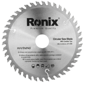 DISCO SIERRA CORTE MADERA RONIX 180X2,8MM 42 DIENTES - RONIX RH-5102