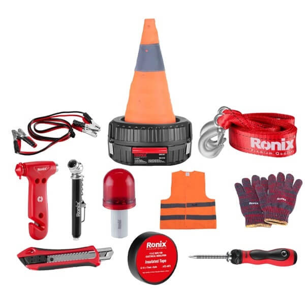 KIT SEGURIDAD VEHICULOS 14 PIEZAS RONIX RH-9199 - Image 2